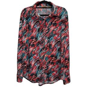 Wrangler Black Pearl Snap Sequined Flashy Glitzy Western Rodeo Festival